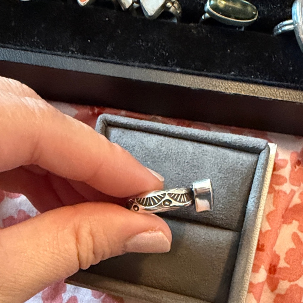 Silver And Turquoise Ring Ring - image 2